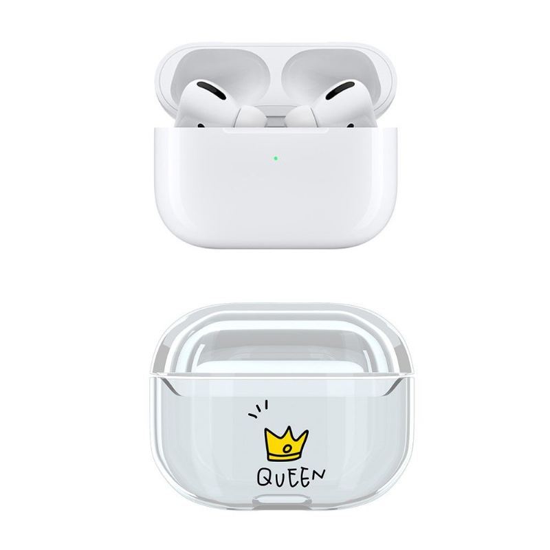 Przezroczysty Futerał Queen Na Airpods Pro