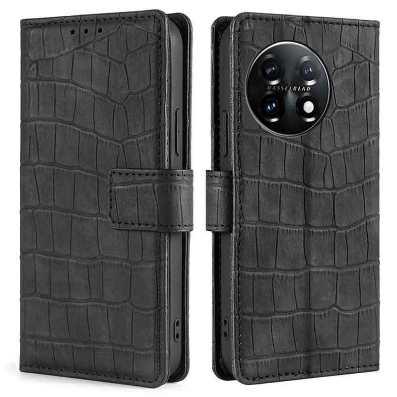 Etui Folio do OnePlus 11 5G Krokodyl