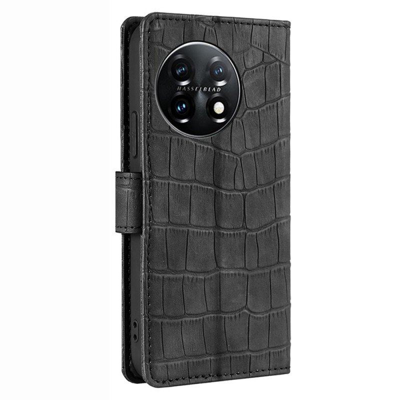 Etui Folio do OnePlus 11 5G Krokodyl