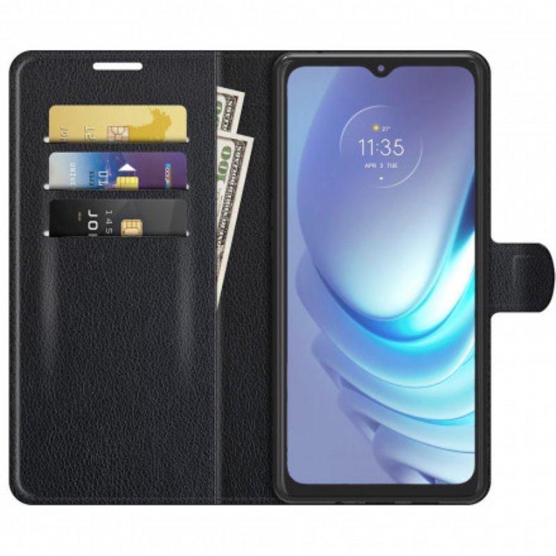 Etui Folio do Moto G50 Klasyczny Efekt Liczi