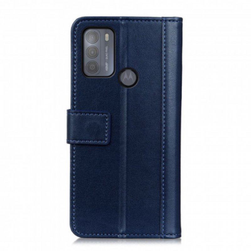 Etui Folio do Moto G50 Stylizacja Skóry