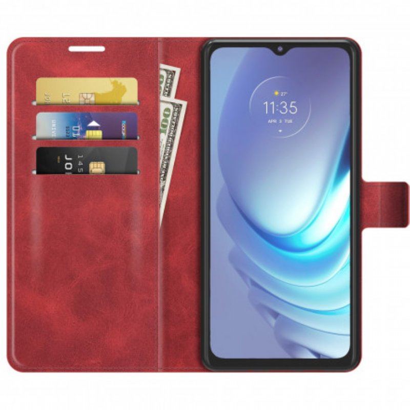 Etui Folio do Moto G50 Stylowy Skórzany Projekt