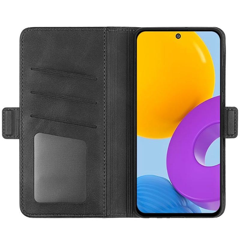 Case do Samsung Galaxy M52 5G Biznes Portfel Matowa Sztuczna Skóra