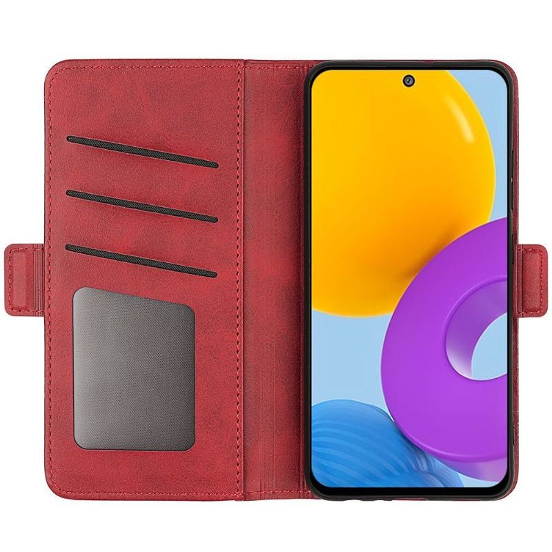 Case do Samsung Galaxy M52 5G Biznes Portfel Matowa Sztuczna Skóra