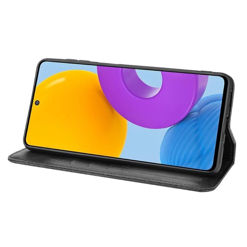 Etui do Samsung Galaxy M52 5G Anti-fall Cirénius Style Skóra