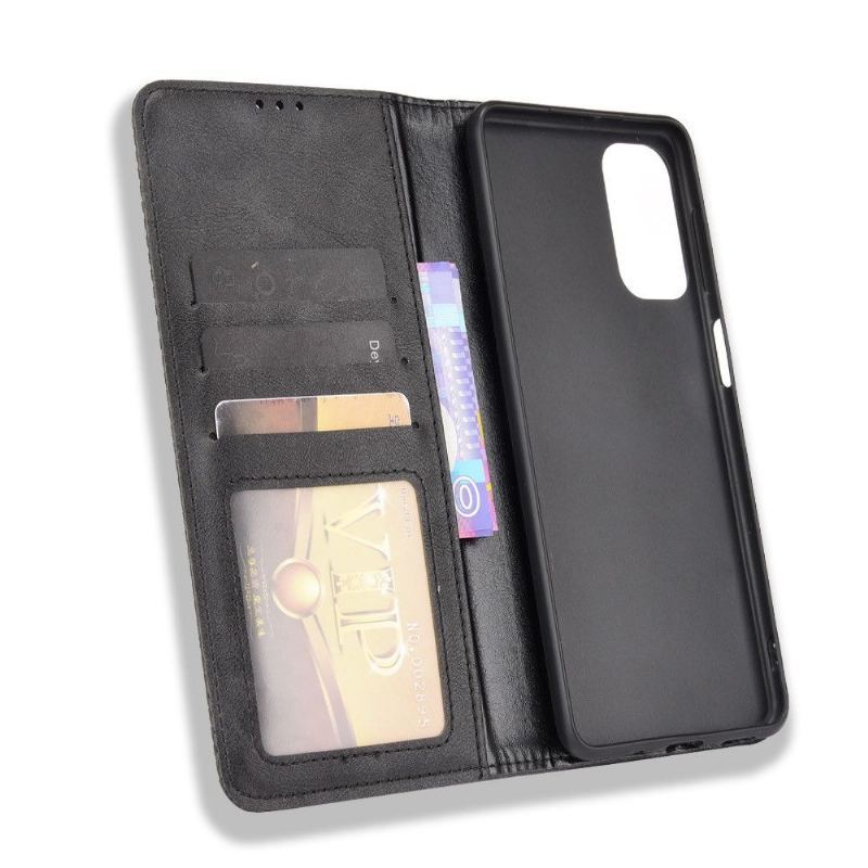 Etui do Samsung Galaxy M52 5G Anti-fall Cirénius Style Skóra