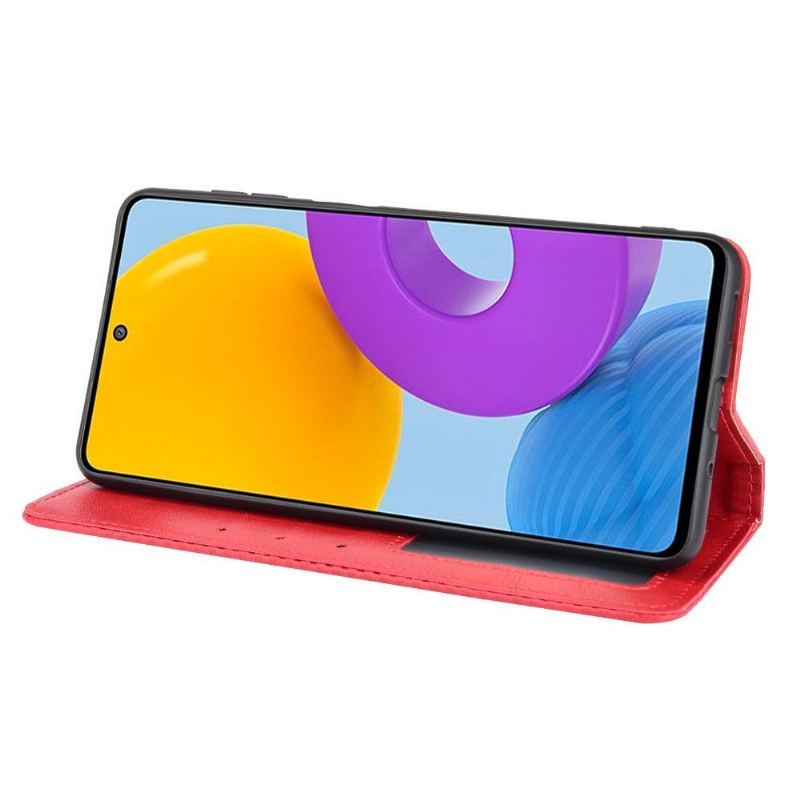 Etui do Samsung Galaxy M52 5G Anti-fall Cirénius Style Skóra