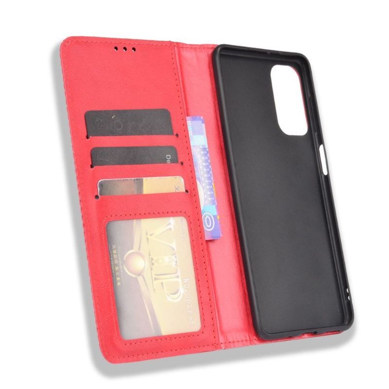 Etui do Samsung Galaxy M52 5G Anti-fall Cirénius Style Skóra