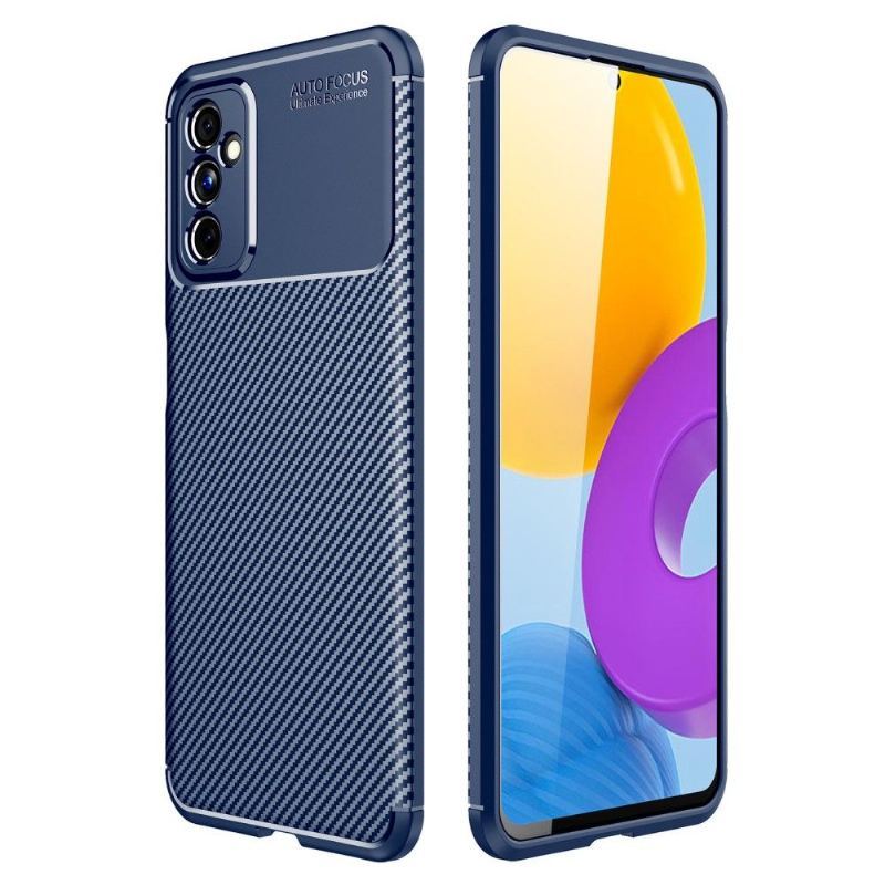 Etui do Samsung Galaxy M52 5G Styl Włókna Węglowego