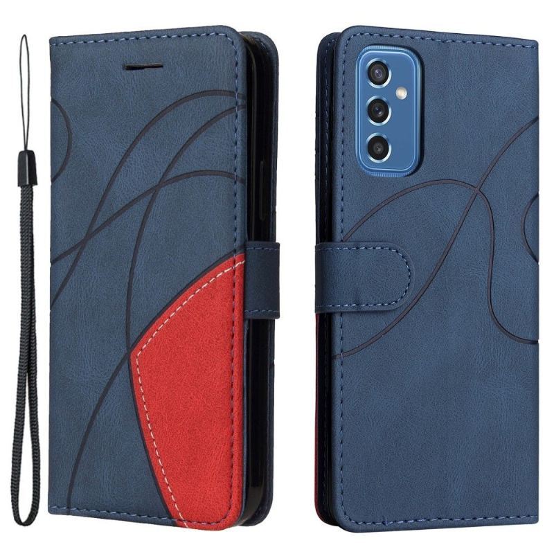 Etui Folio do Samsung Galaxy M52 5G Bicolor Artystyczny