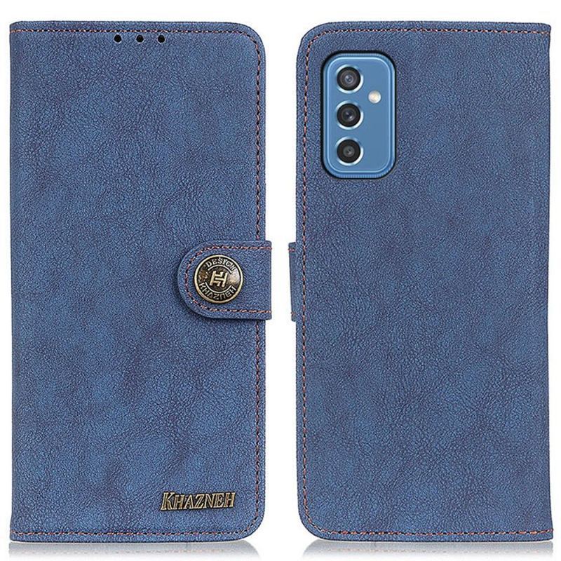 Etui Folio do Samsung Galaxy M52 5G Classic Khazneh Efekt Skóry Retro