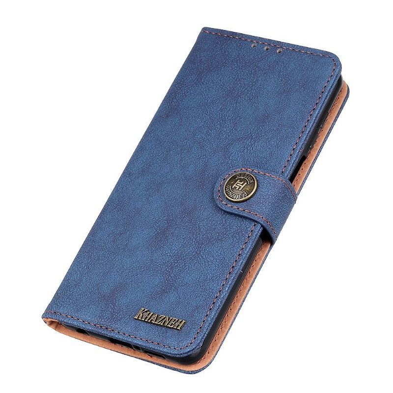 Etui Folio do Samsung Galaxy M52 5G Classic Khazneh Efekt Skóry Retro