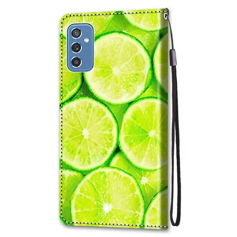 Etui Folio do Samsung Galaxy M52 5G Cytryna