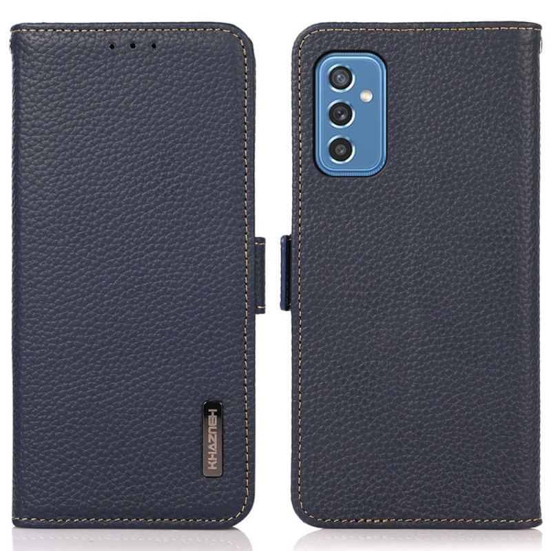 Etui Folio do Samsung Galaxy M52 5G Khazneh Ziarnista Błyszcząca Skóra