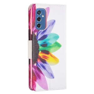 Etui Folio do Samsung Galaxy M52 5G Kolorowe Płatki