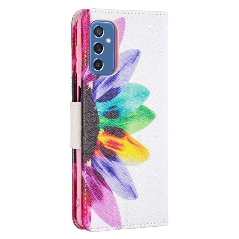 Etui Folio do Samsung Galaxy M52 5G Kolorowe Płatki