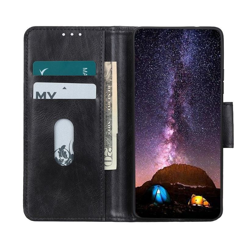 Etui Folio do Samsung Galaxy M52 5G Skórzany Futerał Faux Leather Folio Stand Funkcja