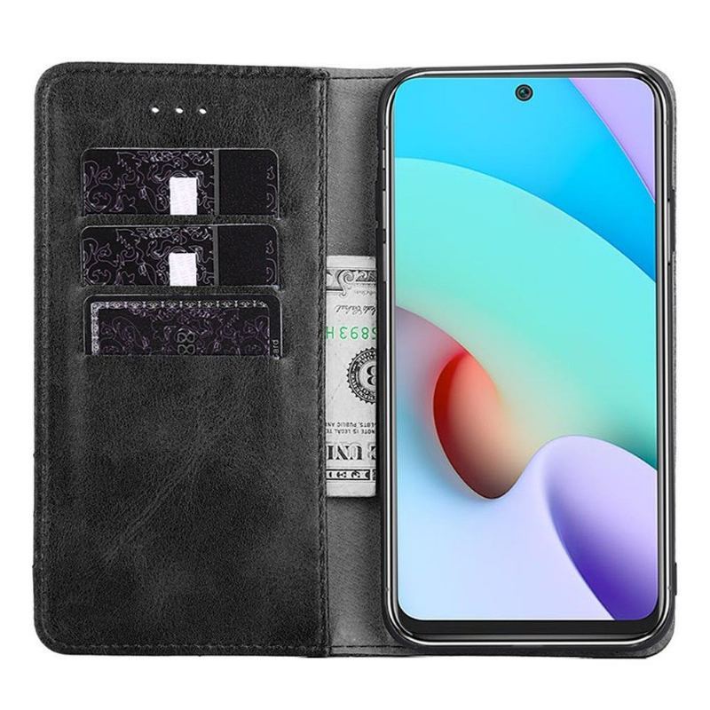 Etui Folio do Samsung Galaxy M52 5G Skórzany Futerał Flip Faux Skórzany Uchwyt Na Karty