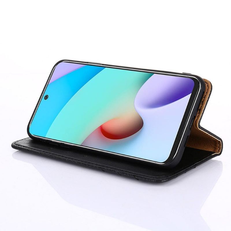 Etui Folio do Samsung Galaxy M52 5G Skórzany Futerał Flip Faux Skórzany Uchwyt Na Karty