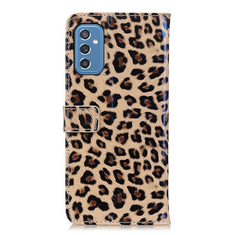 Obudowa Etui Na Telefon do Samsung Galaxy M52 5G Faux Leather Leopard Style