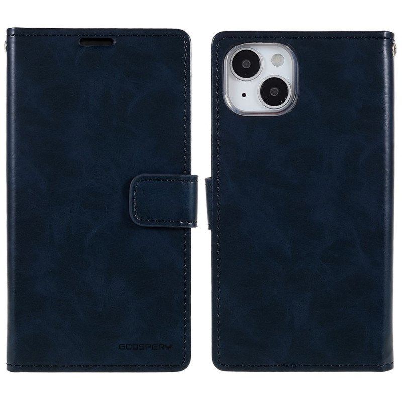 Etui Folio do iPhone 14 Blue Moon Mercury Goospery