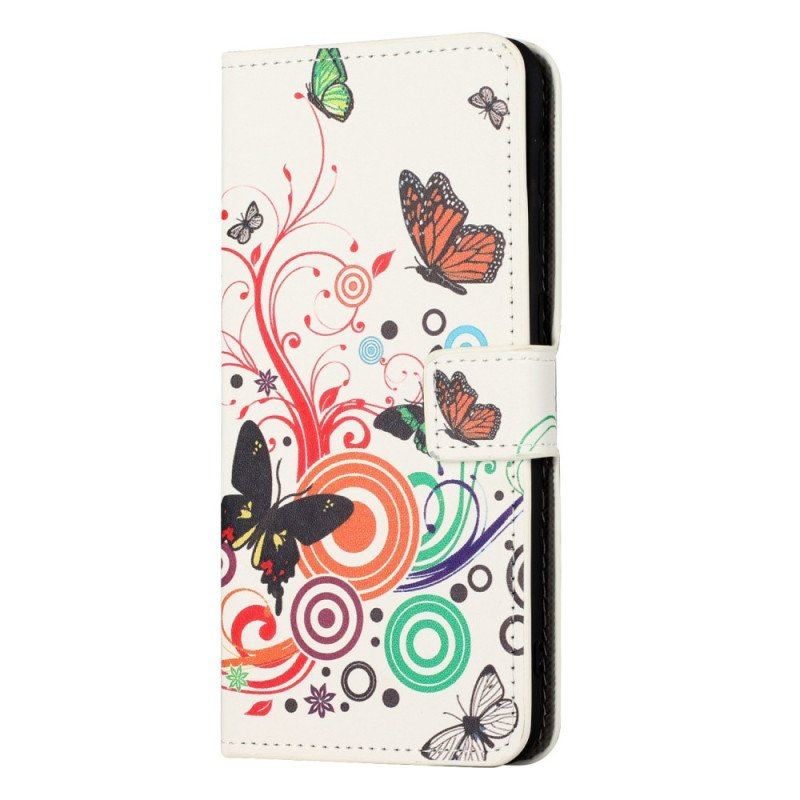 Etui Folio do iPhone 14 Motyle