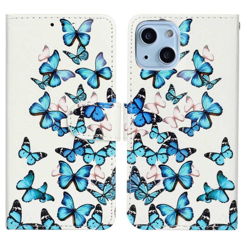 Etui Folio do iPhone 14 Motyle W Locie