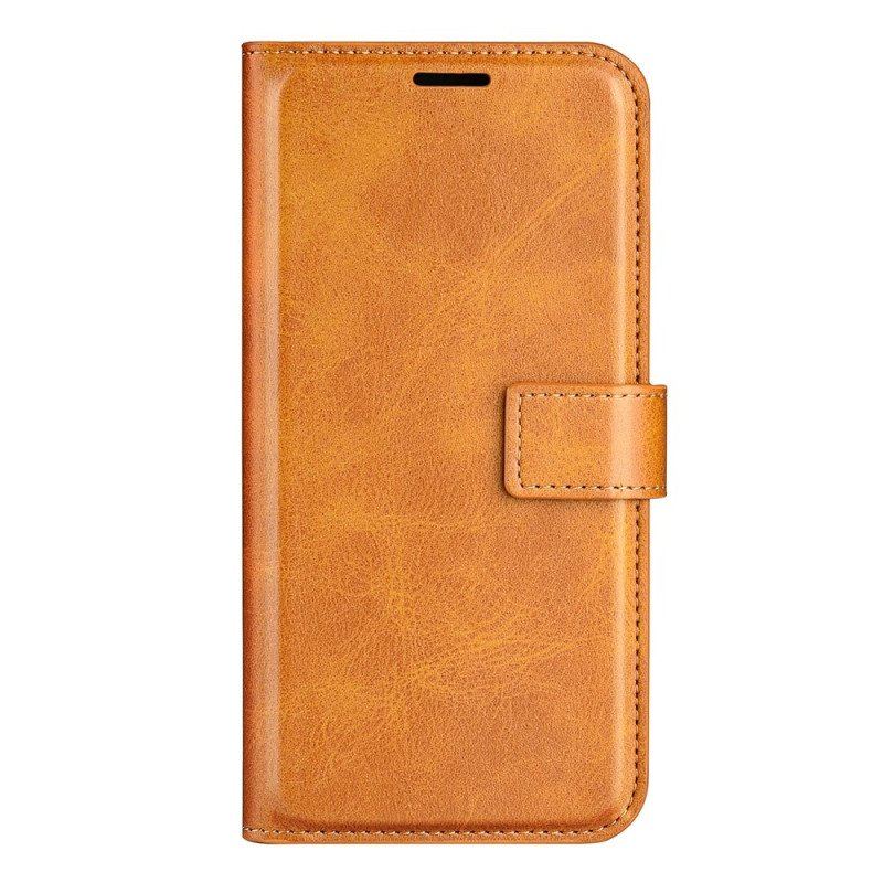 Etui Folio do iPhone 14 Rzemienna Tekstura