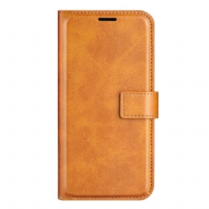 Etui Folio do iPhone 14 Rzemienna Tekstura