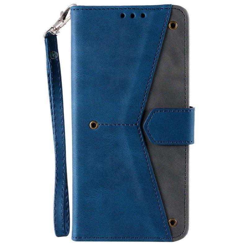 Etui Folio do iPhone 14 Szwy W Dotyku