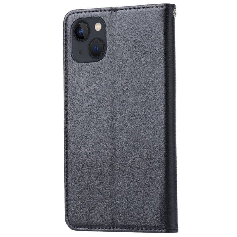 Etui Na Telefon do iPhone 14 Etui Folio Etui Na Karty Ze Sztucznej Skóry