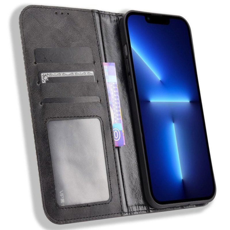 Etui Na Telefon do iPhone 14 Etui Folio Stylizowany Skórzany Styl