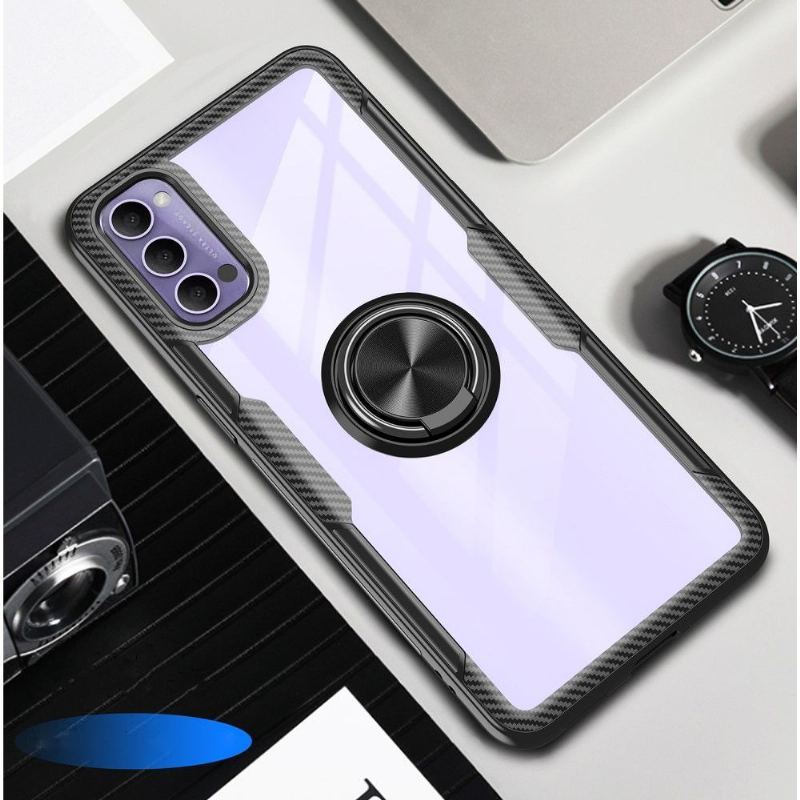 Etui do Oppo Reno 4 Pro 5G Anti-fall Przezroczysty Palec