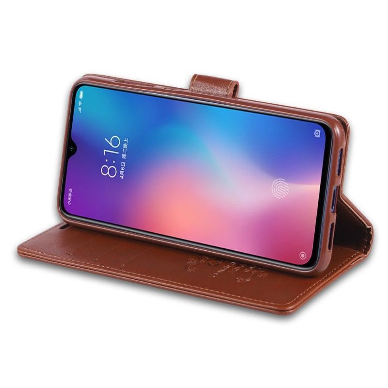 Etui do Xiaomi Mi 9 SE Azns Etui Na Karty Ze Sztucznej Skóry