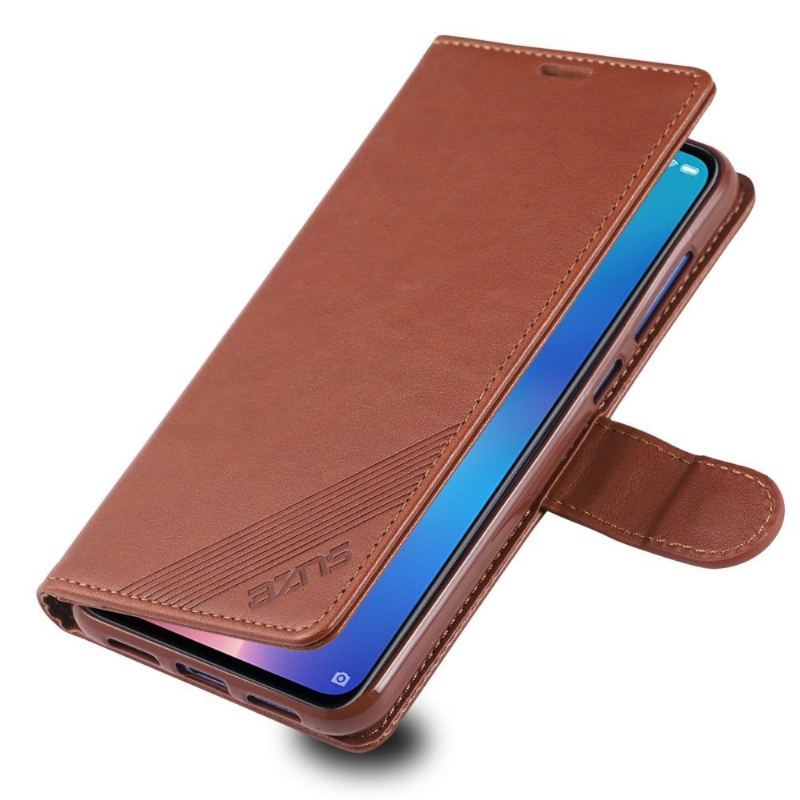 Etui do Xiaomi Mi 9 SE Azns Etui Na Karty Ze Sztucznej Skóry