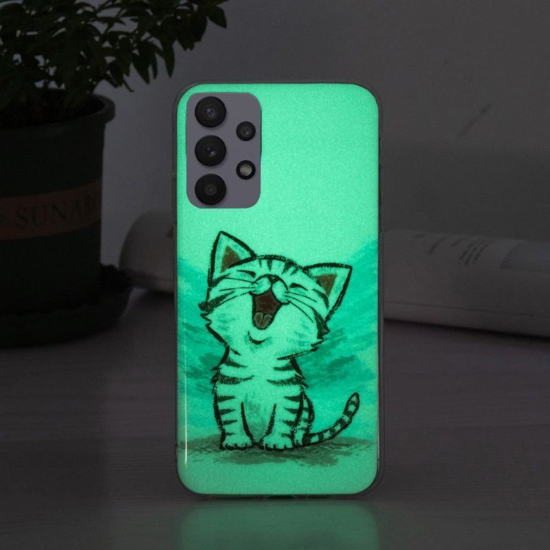 Etui do Samsung Galaxy A32 5G Fluorescencyjna Treść Czatu