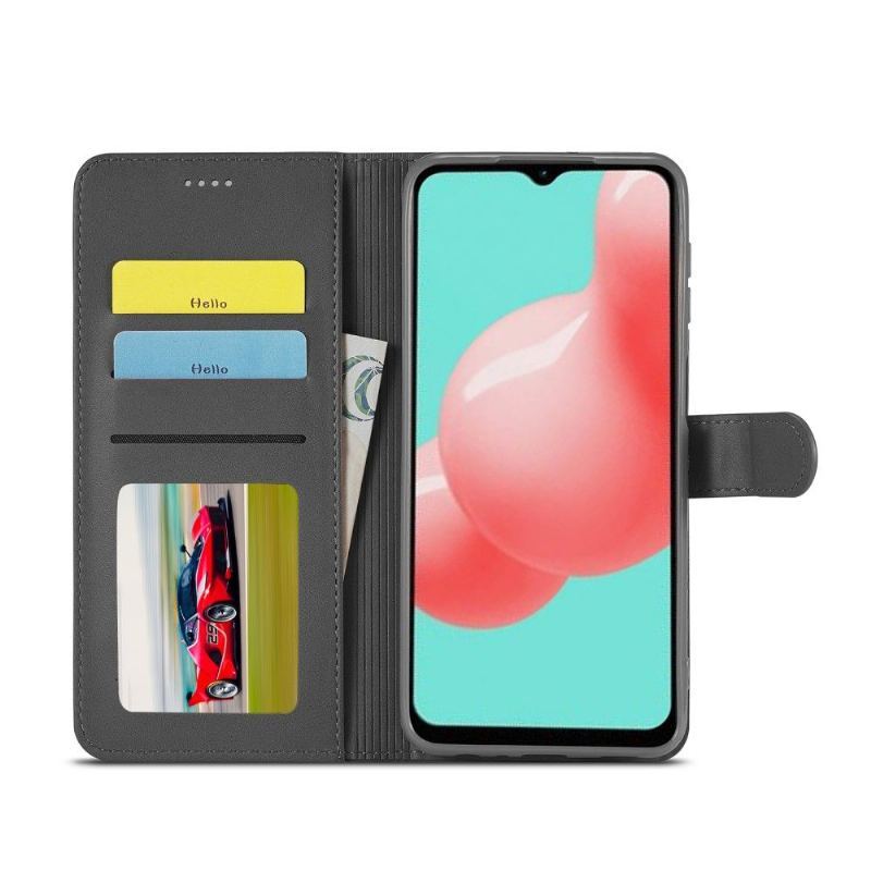 Etui do Samsung Galaxy A32 5G Obrzeża Etui Folio Skórzany Efekt Lc.imeeke