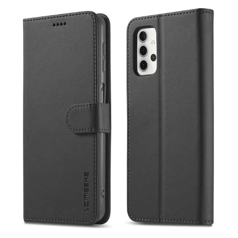 Etui do Samsung Galaxy A32 5G Obrzeża Etui Folio Skórzany Efekt Lc.imeeke