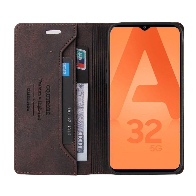 Etui Folio do Samsung Galaxy A32 5G Gq.utrobe Faux Leather Retro