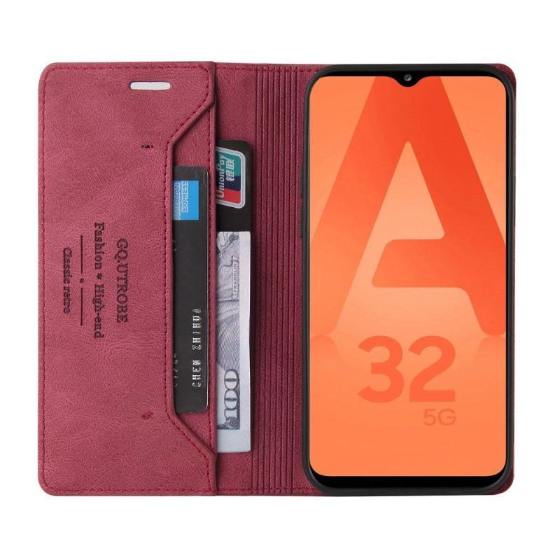 Etui Folio do Samsung Galaxy A32 5G Gq.utrobe Faux Leather Retro