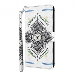 Etui Folio do Samsung Galaxy A32 5G Pojedyncza Mandala