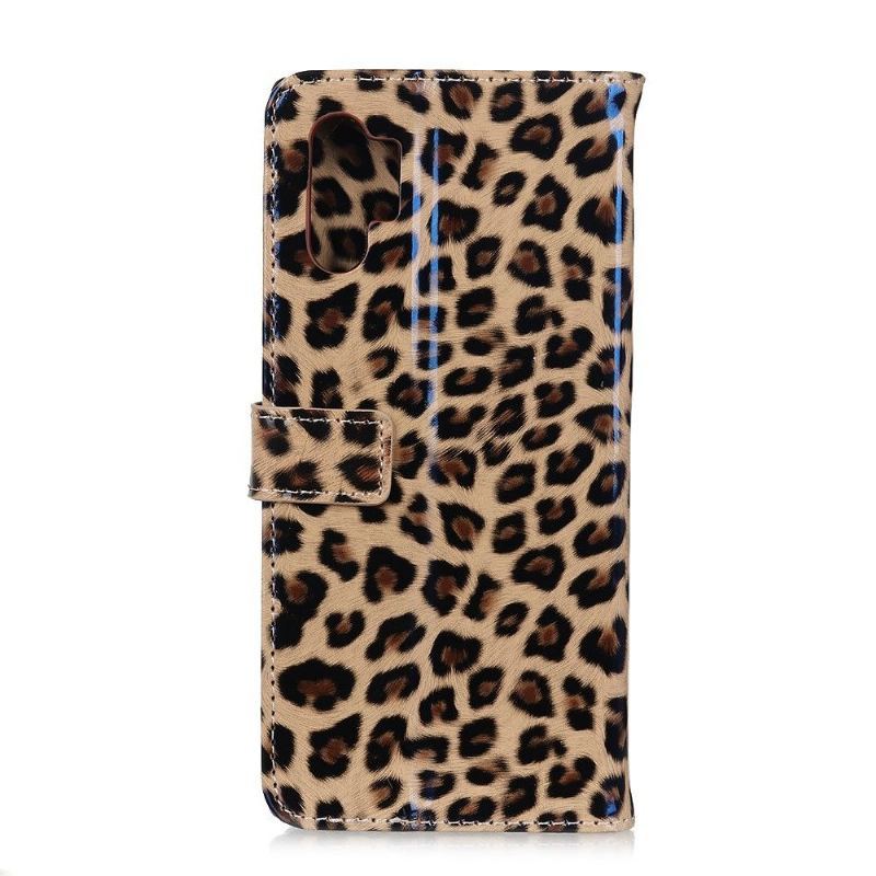 Etui Na Telefon Pokrowce do Samsung Galaxy A32 5G Biznes Faux Leather Leopard Style