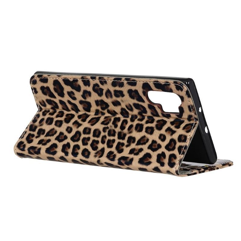 Etui Na Telefon Pokrowce do Samsung Galaxy A32 5G Biznes Faux Leather Leopard Style