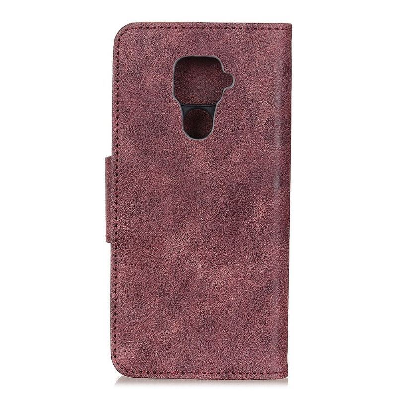 Etui Folio do Huawei Mate 30 Lite Edouard W Stylu Vintage Ze Sztucznej Skóry