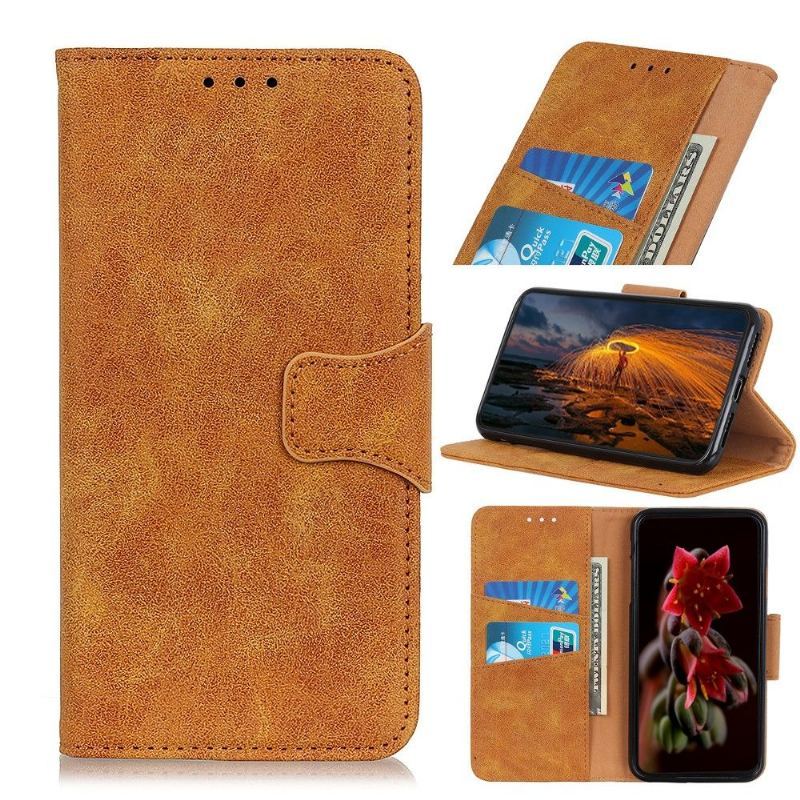 Etui Folio do Huawei Mate 30 Lite Edouard W Stylu Vintage Ze Sztucznej Skóry