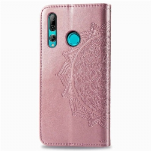 Etui Na Telefon Pokrowce do Honor 9X Biznes Mandala Sun Posiadacz Karty