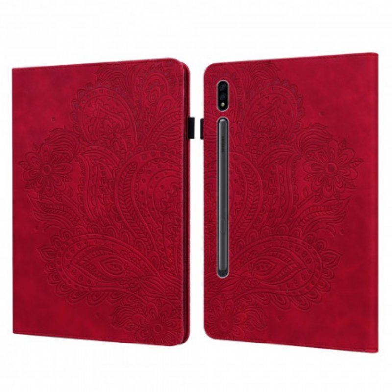 Etui do Samsung Galaxy Tab S8 / Tab S7 Kwiatowy Nadruk