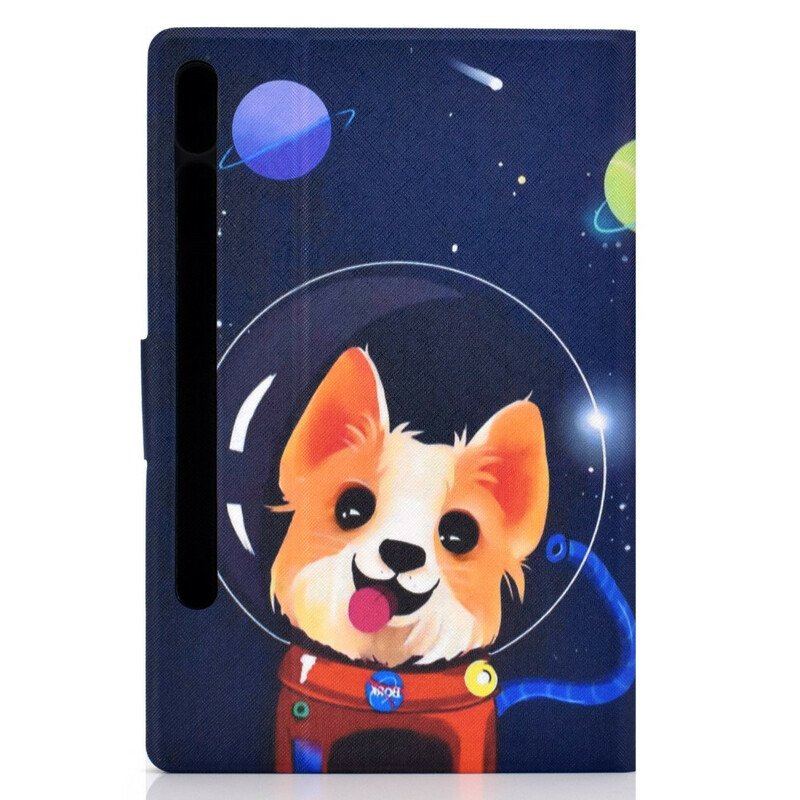 Etui Folio do Samsung Galaxy Tab S8 / Tab S7 Kosmiczny Pies