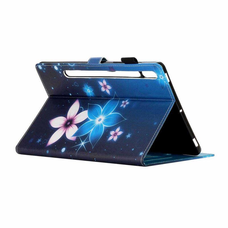 Etui Folio do Samsung Galaxy Tab S8 / Tab S7 Kwiatowy