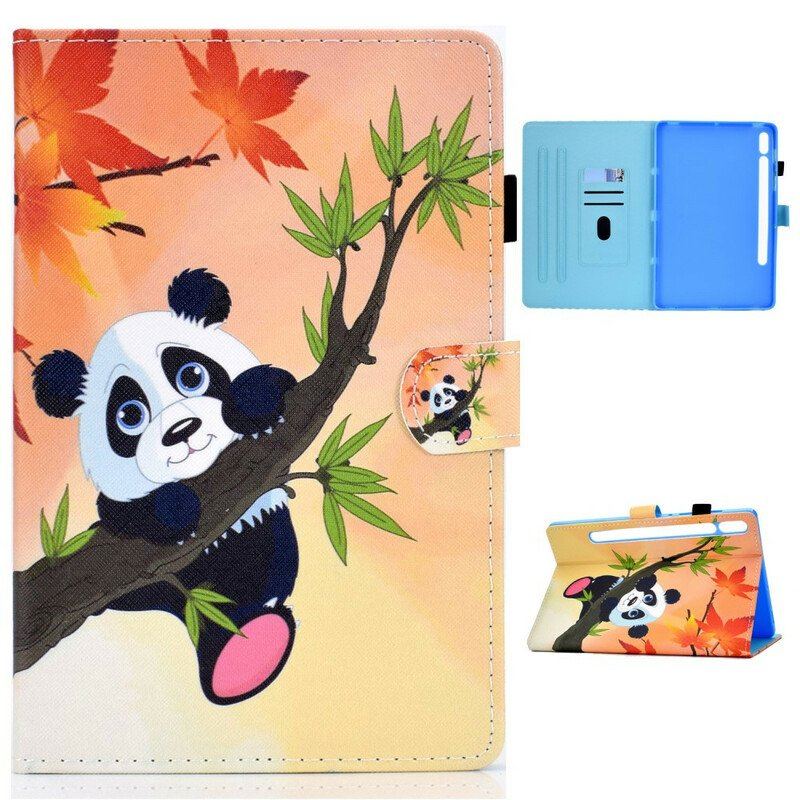 Etui Folio do Samsung Galaxy Tab S8 / Tab S7 Śliczna Panda